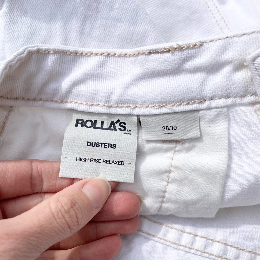 ROLLA'S White Jean Shorts - Picture 8 of 9